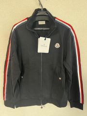 MONCLER トリコロールライン ジップブルゾン ネイビー Mサイズ - メルカリ