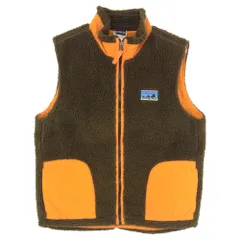 patagonia パタゴニア 12AW 65617 RETRO-X VEST キッズ 子供用 レトロエックス ベスト フリース ジャケット ブラウン系 XL【中古】