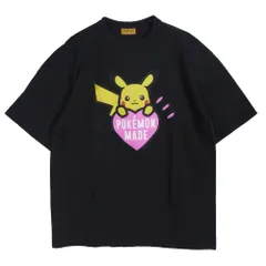 HUMAN MADE ヒューマンメイド XX30TE004 POKeMON MADE GRAPHIC T-SHIRT HARAJUKU ポケモン グラフィック プリント 半袖 Tシャツ ブラック系 XL【極上美品】【中古】