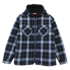 supreme オンブレチェック フランネルシャツフーディ 14AW 古着 Supreme 'Hooded Flannel Zip Up Shirt'フーデッド フランネル ジップ