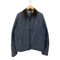 ポロ バイ ラルフローレン Polo by Ralph Lauren コーデュロイカラー ブルゾン オールド ジャケット MA-1 L ネイビー