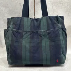 Ralph Lauren ラルフローレン ブラックウォッチ チェック キャンバス トートバッグ ハンドバッグ バッグ ポケット付き 大容量 A4収納 通勤 通学 マザーズバッグ 肩掛け レディース メンズ ユニセックス 人気 定番 カジュアル
