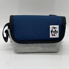 KO4015□CHUMS チャムス ポーチ コンパクト カメラポーチ スウェット×ナイロン ショルダーバッグ カメラバッグ