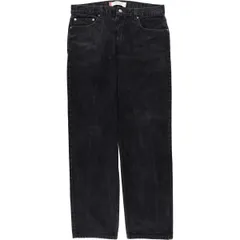 古着 00年代 リーバイス Levi's 505 REGULAR FIT ブラックデニム テーパードデニムパンツ メンズw35相当/eaa621217
