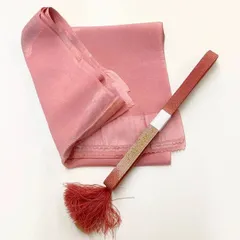 ［7595］帯締め 帯揚げ セット ぼかし染 縮緬 金糸 正絹 着物 帯絞め
