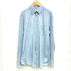 【ブルネロ クチネリ Brunello Cucinelli】コットンシャツ XS ブルー