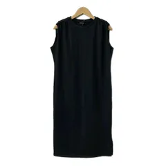 theory(セオリー) ワンピース サイズS レディース 黒 クルーネック/ノースリーブ/ロング丈