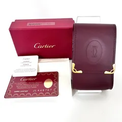 SD6603 新品未使用！ Cartier カルティエ マストライン レザー ボルドー シガレットケース タバコケース 煙草 たばこのサムネイル
