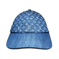 LOUIS VUITTON デニム ベースボールキャップ M - メルカリ