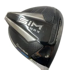 【中古】 テーラーメイド SIM MAX  9° ドライバー DR リシャフト (フレックスその他) メンズ 男性用 右利き 右用 Cランク ゴルフクラブ