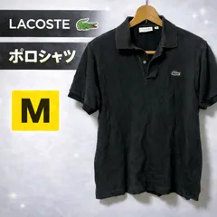 LACOSTE ラコステ ポロシャツ 黒 ブラック FR4 US M 日本製 L1212A