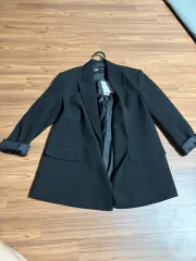 ZARA ザラ ブラック レディース ブレーザー ジャケット xs