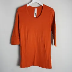ATTACHMENT アタッチメント Uネック 7分丈 カットソー トップス Tシャツ オレンジ サイズ3 ●★4のサムネイル