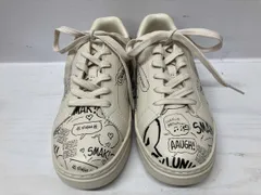 COACH×PEANUTS コーチ ピーナッツ ハイライン スニーカー・ニュースペーパープリント CBP15 サイズ7(25cm) ホワイト スヌーピー 通年