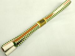 平和屋着物◎六通柄袋帯　霞文　引箔　正絹　逸品　AABH0383yx 平和屋着物◎六通柄袋帯 霞文 引箔 正絹 逸品 AABH0383yxの通販 by