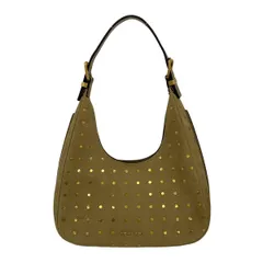 マイケルコース ハンドバッグ ノリータスモールスタッズぺブルヌバックホーボーショルダーバッグ 30S5AY5H1L ライトブラウン スタッズ