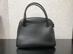 MAISON CANAU ラウンドボストンバック ブラック レザーバック メゾンカナウ ハンドバッグのサムネイル