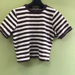 NICE CLAUP NC刺繍ボーダーTee