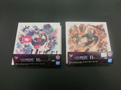 [TAKA87-49]△BANDAI 반다이 이치반 복권 가면 라이더 리바이스 with 레전드 가면 라이더 H상 캔버스 보드 2개 세트
