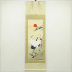 K72 中島清堂 「舞」 掛軸 日本画 絹本 共箱 掛軸 中島清堂『立ち雛』日本画 絹本 肉筆 箱付 太巻付 掛け軸 w08275