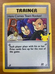 状態A ロケット団参上！ 15/82 25周年 英語版 ポケカ ポケモン ポケモンカード