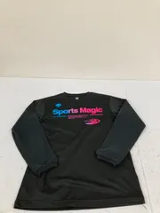 送料無料★DESCENTE デサント★長袖Tシャツ　トップス★Sサイズ★ブラック　#80407sj114