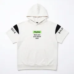 PLAYBOY Bunny 半袖パーカー ホワイト M[AC7_20260406-123218]