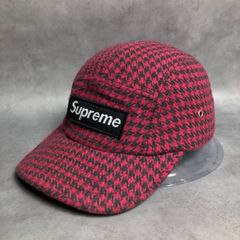Supreme コーデュラ レッドチェック キャップ - メルカリ