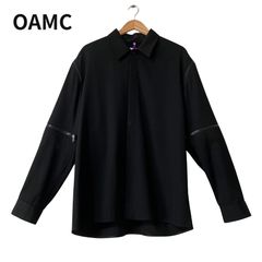 美品 OAMC ダニエルジョンストン シルクシャツ ブラック S - メルカリ