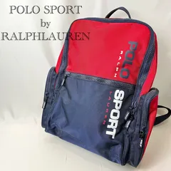 POLO SPORT ポロスポーツコレクション Ralph Lauren ラルフローレンバックパック リュック ネイビー レッド 鞄 _26667