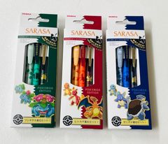 ゼブラ サラサ ポケモンシリーズ 進化セット ジェルボールペン 新品
