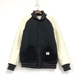 【中古品】BEDWIN & THE HEARTBREAKERS ベドウィンアンドザハートブレイカーズ WOOL×LEATHER ウール レザー STADIUM JACKET スタジアム ジャケット アウター 【142-260407-ya-10-izu】のサムネイル