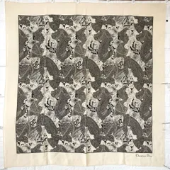 Christian Dior　ディオール　大判スカーフ　ペイズリー　1607
