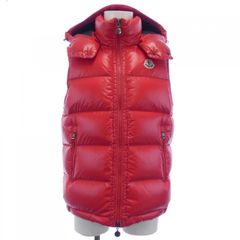 交渉可【パーカー付き】MONCLER モンクレール ダウンベスト レッド