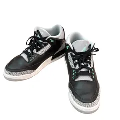   NIKE ナイキ　AIR JORDAN 3 RETRO エアジョーダン3レトロ　スニーカー　GREEN GLOW   ブラック　黒　メンズ　27.5cm【ZY10】