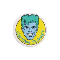 1992年 アニメ CAPTAIN PLANET キャプテン・プラネット ビンテージ 缶バッジ イギリス 輸入雑貨 キャラクター レトロ 缶バッチ ピンバッチ brooch-8104のサムネイル