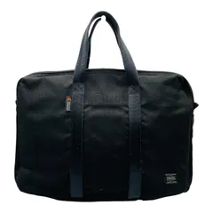 【kk/3.17/8】PORTER ポーター ブリーフケース ブラック キャンバス素材