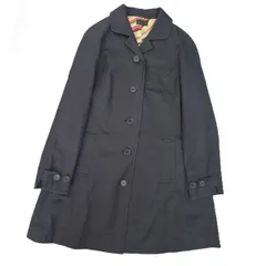 【値下げ】Paul Smith ポール・スミス ブラックレーベル マルチストライプ トレンチコート レディース コットン 中古