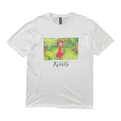 海外版 公式 オフィシャル スタジオジブリ 映画 The Secret World of Arrietty 借りぐらしのアリエッティ Tシャツ メンズM 宮崎駿 BA4774のサムネイル