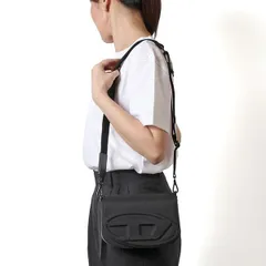 26SSモデル ディーゼル DIESEL レディース ショルダーバッグ 1DR CAMERA BAG【ブラック】 X10223 P8426 T8013/【2026SS】l-bag