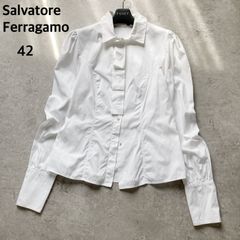 美品 VALENTINO ROMA コットン フリル ブラウス シャツ 40 - メルカリ