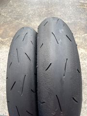 中古ダンロップ KR410 タイヤ F110/70R17 R140/70R17 - メルカリ