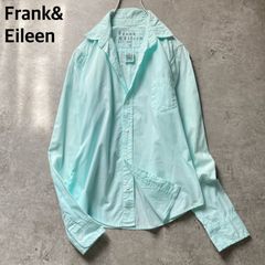 美品 フランク&アイリーン 希少S リネン100% スキッパーシャツ
