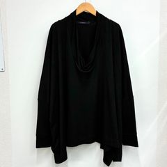 【グラウンド ワイ Ground Y/ リミフゥ LIMI feu】美品！変形デザインニット　ドルマンスリーブニット S ブラック