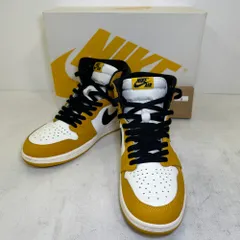 07w1545★ NIKE AIR JORDAN 1 RETRO HIGH OG “YELLOW OCHRE” ナイキ エアジョーダン1 レトロハイ イエローオークル 27.5cm DZ5485-701【中古品】