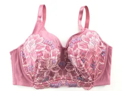 ブラジャー Triumph トリンプ グラマーバストをすっきり見せる L字ワイヤー入り 脇高 大きいサイズ F70 ローズピンク