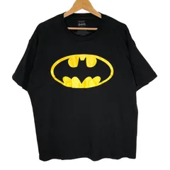 MARVEL DC/マーベル ディーシー BATMAN バットマン ロゴT 半袖Tシャツ ビッグプリント フロントプリント Honduras製 XLサイズ ブラック