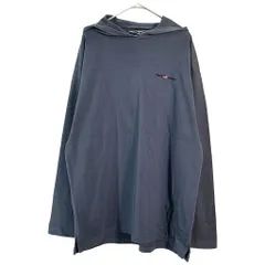 デッドストック POLO SPORT ポロスポーツ ラルフローレン ワンポイントロゴ パーカー グレー(メンズ M)中古 古着 X7469