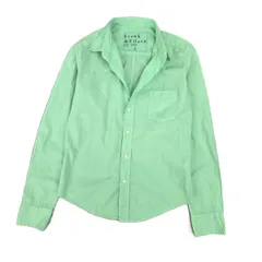 【値下げ】Frank&Eileen フランクアンドアイリーン BARRY カラーシャツ スッキッパー バリー 長袖シャツ レディース XXS コットン 中古のサムネイル