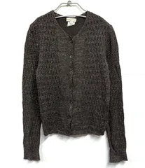 90s ヴィンテージ デッドストック DRIES VAN NOTEN｜ドリスヴァンノッテン ラメ ニット カーディガン KWYのサムネイル
